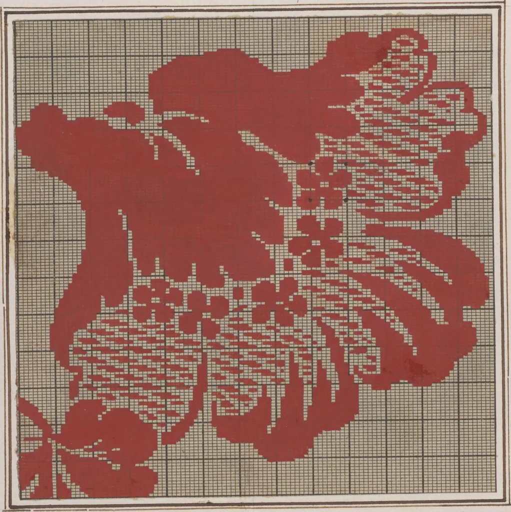 An illustration from Théorie de la fabrication des étoffes de soie, 1841, leaf 290