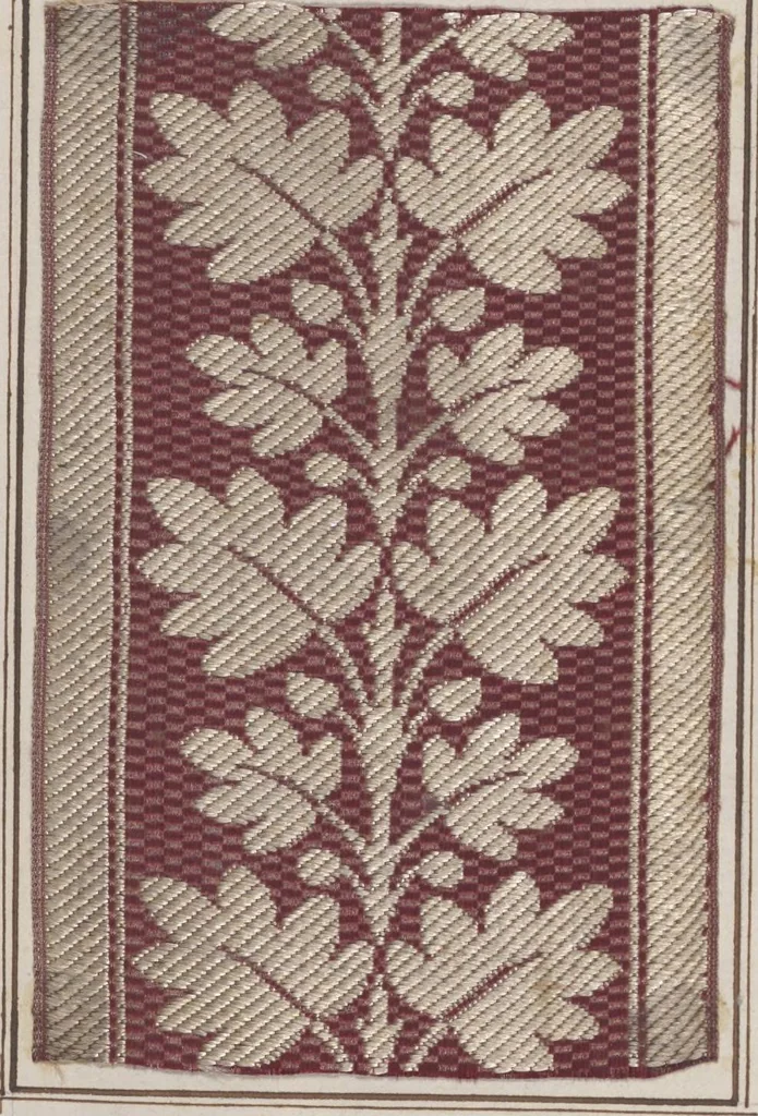 An illustration from Théorie de la fabrication des étoffes de soie, 1841, leaf 298