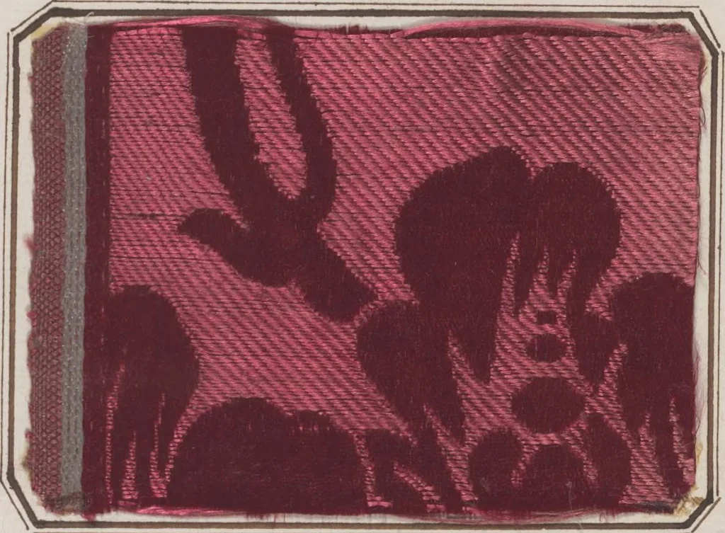 An illustration from Théorie de la fabrication des étoffes de soie, 1841, leaf 302
