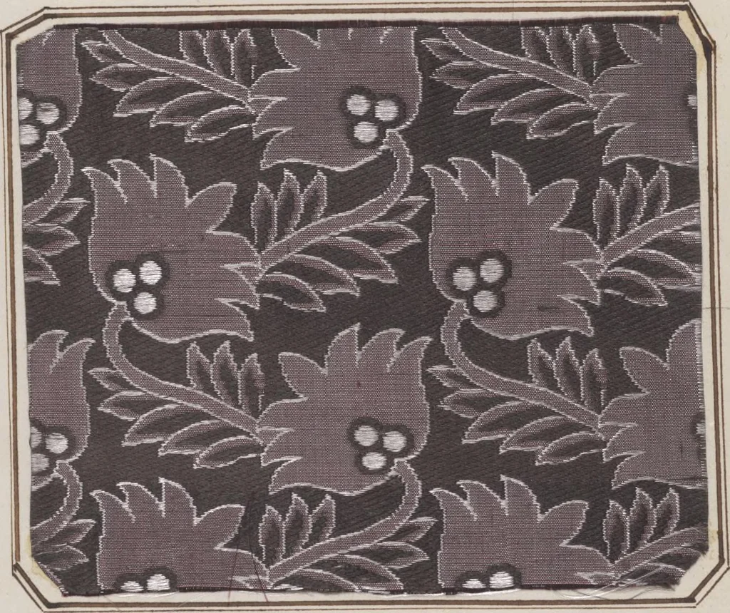 An illustration from Théorie de la fabrication des étoffes de soie, 1841, leaf 318