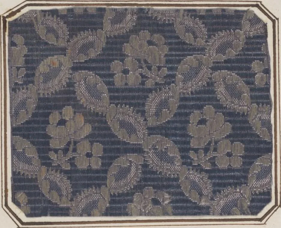 An illustration from Théorie de la fabrication des étoffes de soie, 1841, leaf 324