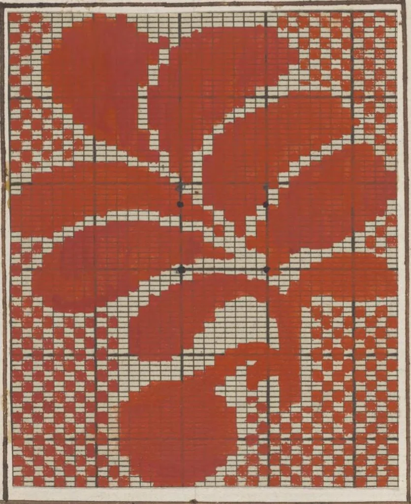 An illustration from Théorie de la fabrication des étoffes de soie, 1841, leaf 346