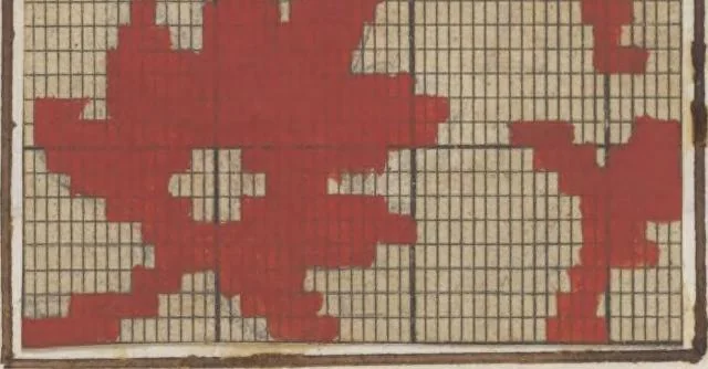 An illustration from Théorie de la fabrication des étoffes de soie, 1841, leaf 361