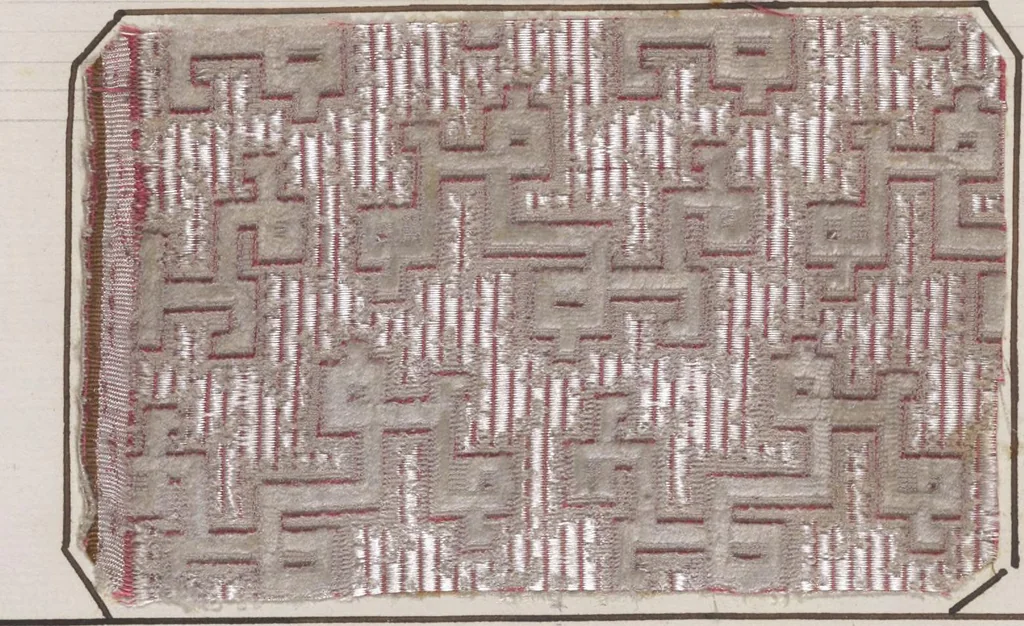 An illustration from Théorie de la fabrication des étoffes de soie, 1841, leaf 364