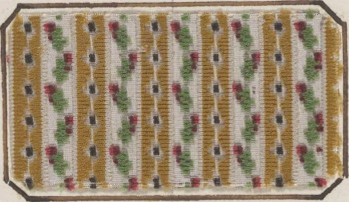 An illustration from Théorie de la fabrication des étoffes de soie, 1841, leaf 370