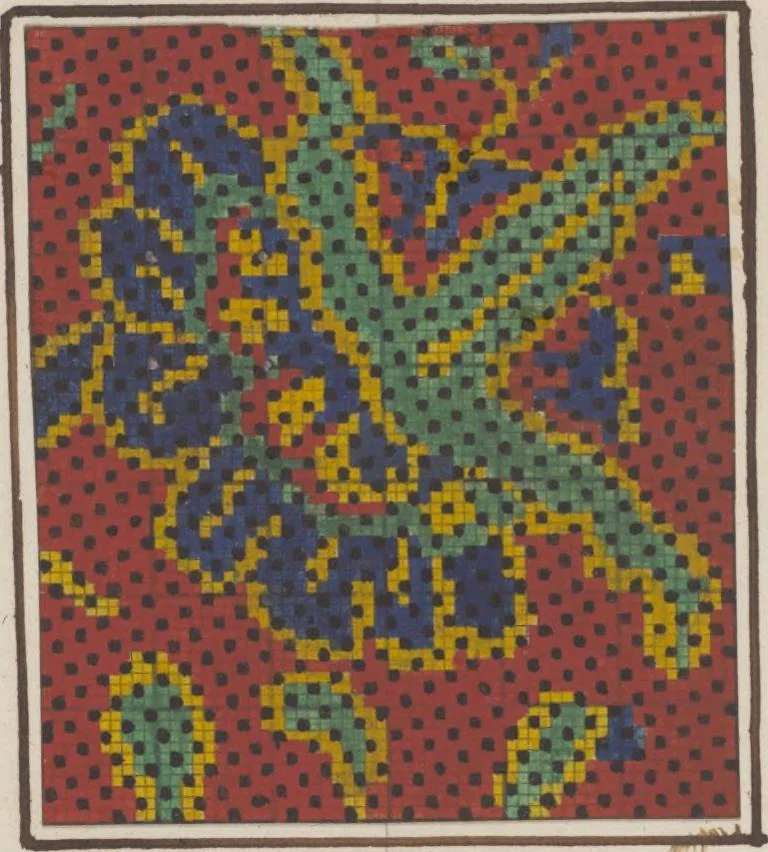 An illustration from Théorie de la fabrication des étoffes de soie, 1841, leaf 380