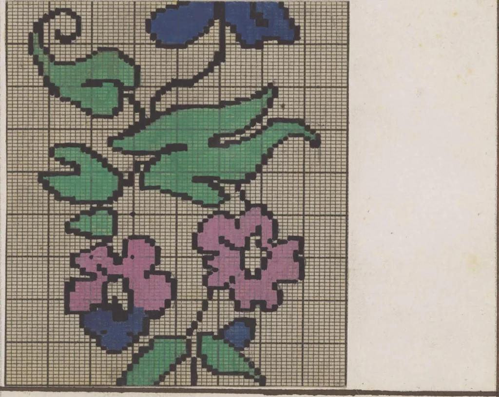 An illustration from Théorie de la fabrication des étoffes de soie, 1841, leaf 392