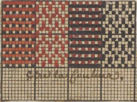 An illustration from Théorie de la fabrication des étoffes de soie, 1841, leaf 438