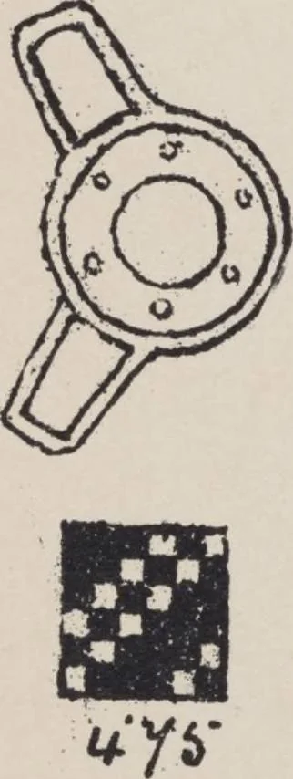 An illustration from First year weaving, 1890, leaf 100