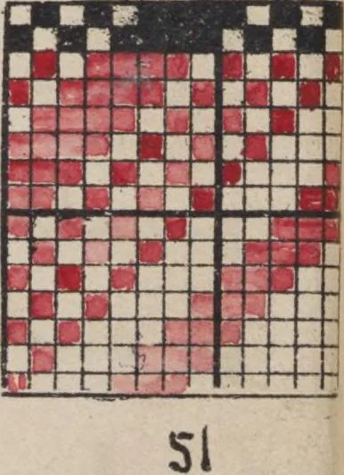 An illustration from First year weaving, 1890, leaf 13