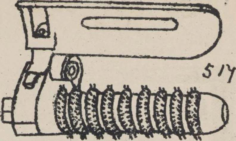 An illustration from First year weaving, 1890, leaf 131