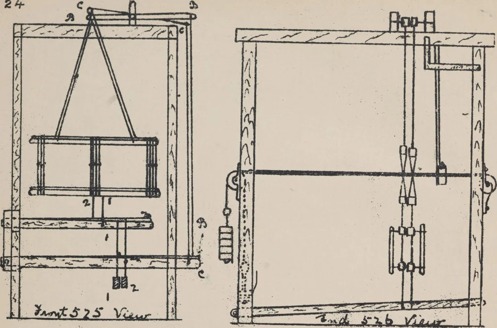 An illustration from First year weaving, 1890, leaf 133