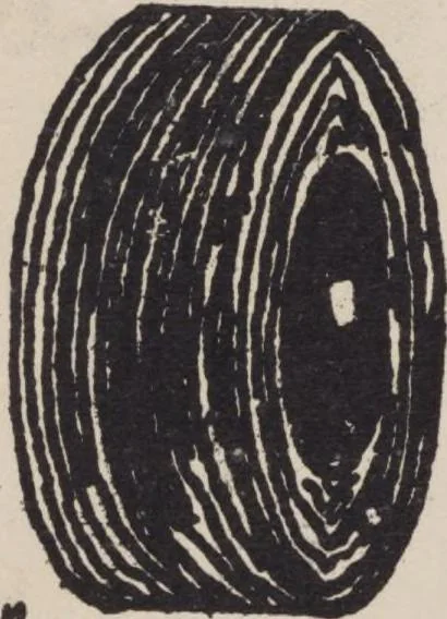 An illustration from First year weaving, 1890, leaf 140