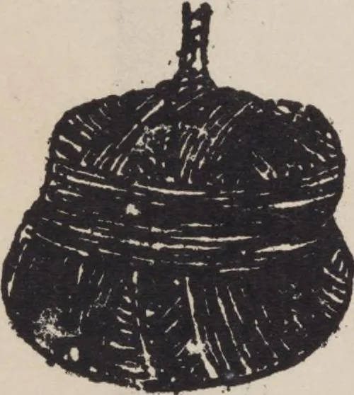 An illustration from First year weaving, 1890, leaf 140
