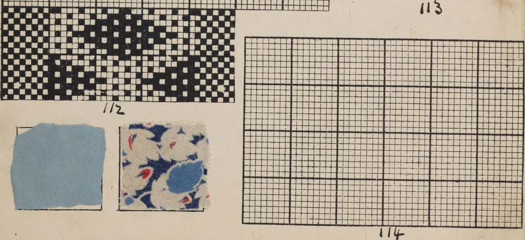 An illustration from First year weaving, 1890, leaf 25