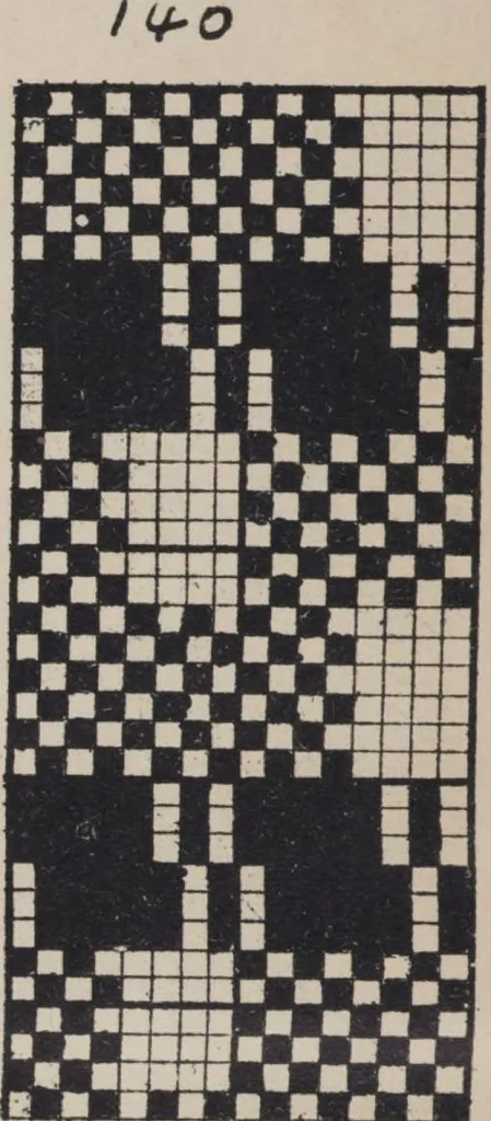 An illustration from First year weaving, 1890, leaf 28