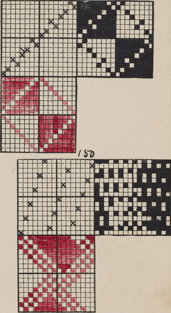 An illustration from First year weaving, 1890, leaf 29