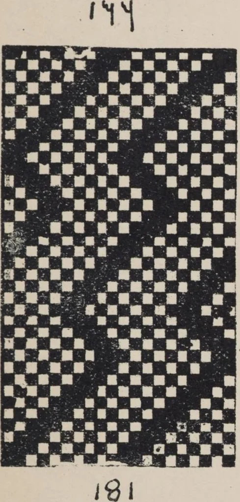 An illustration from First year weaving, 1890, leaf 35