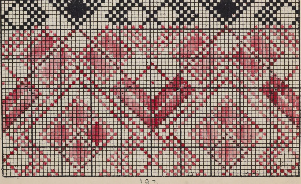 An illustration from First year weaving, 1890, leaf 37