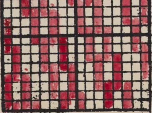 An illustration from First year weaving, 1890, leaf 43