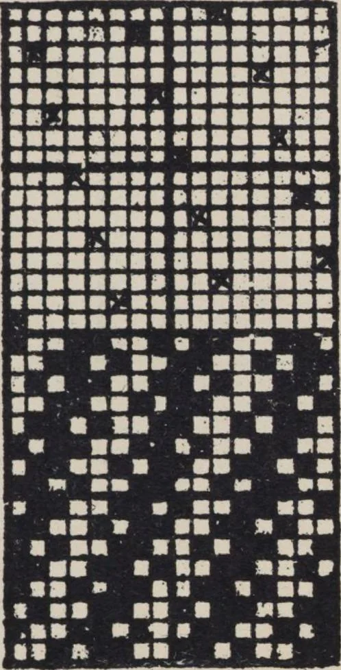 An illustration from First year weaving, 1890, leaf 43