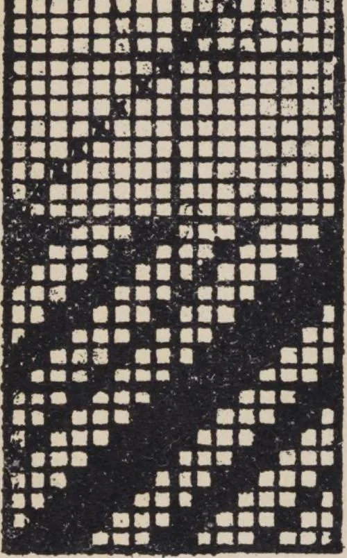 An illustration from First year weaving, 1890, leaf 44