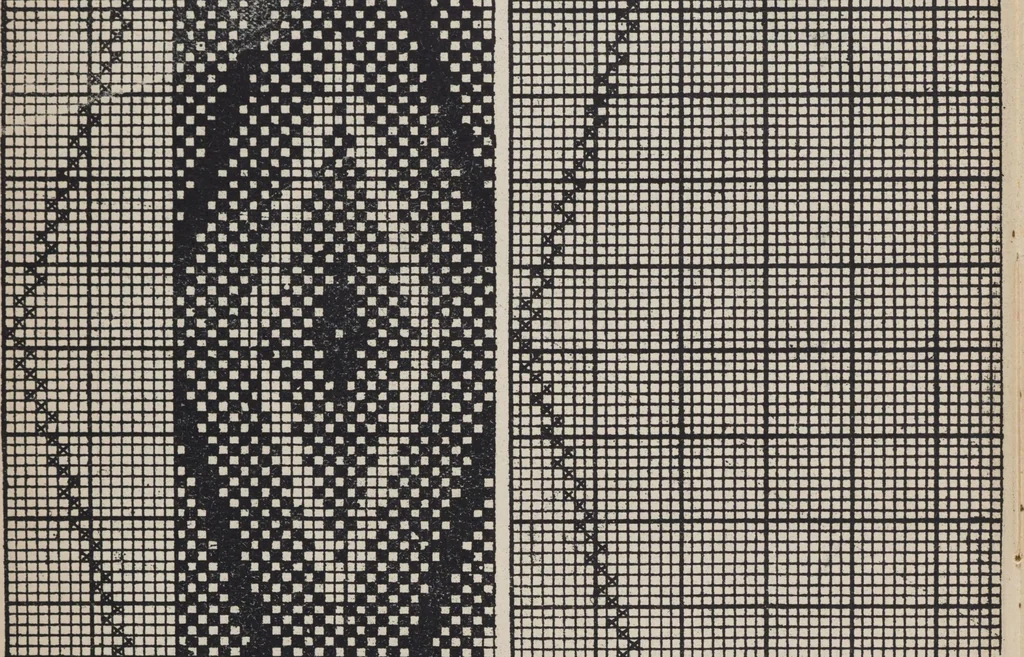 An illustration from First year weaving, 1890, leaf 47