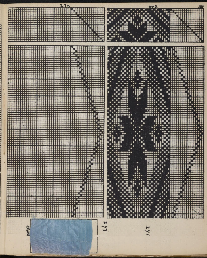 An illustration from First year weaving, 1890, leaf 48