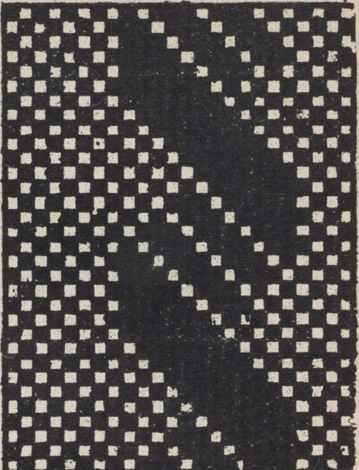 An illustration from First year weaving, 1890, leaf 49