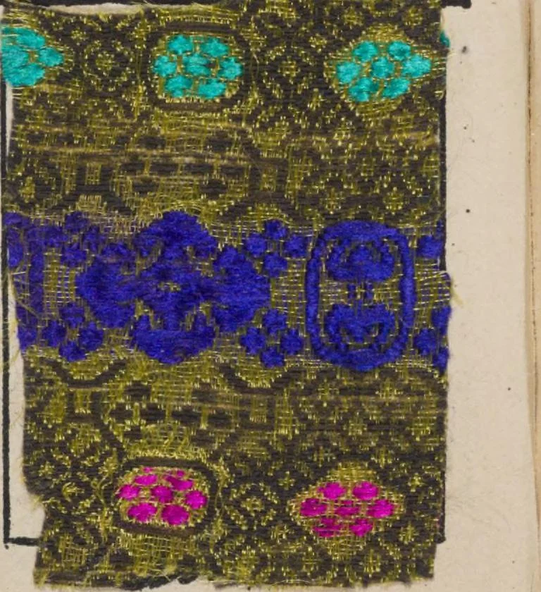 An illustration from First year weaving, 1890, leaf 49
