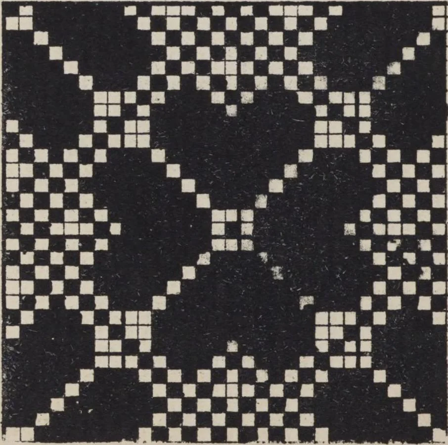An illustration from First year weaving, 1890, leaf 56