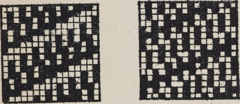 An illustration from First year weaving, 1890, leaf 67