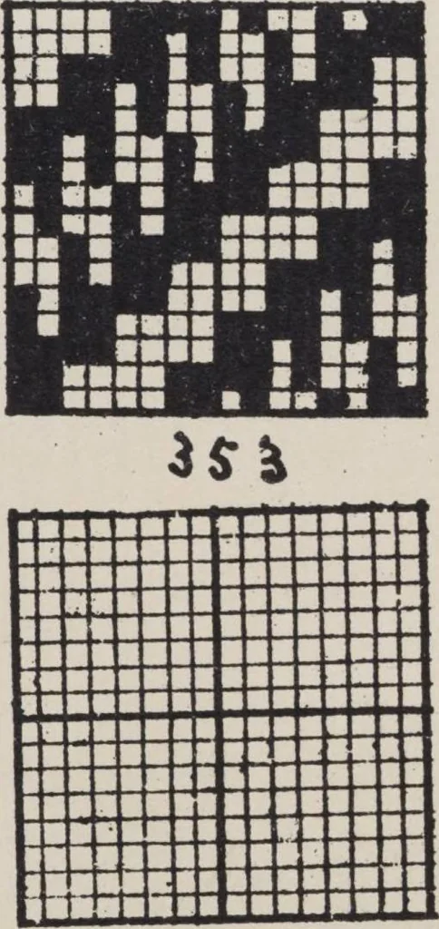 An illustration from First year weaving, 1890, leaf 67