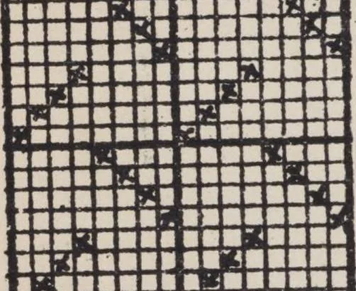 An illustration from First year weaving, 1890, leaf 68