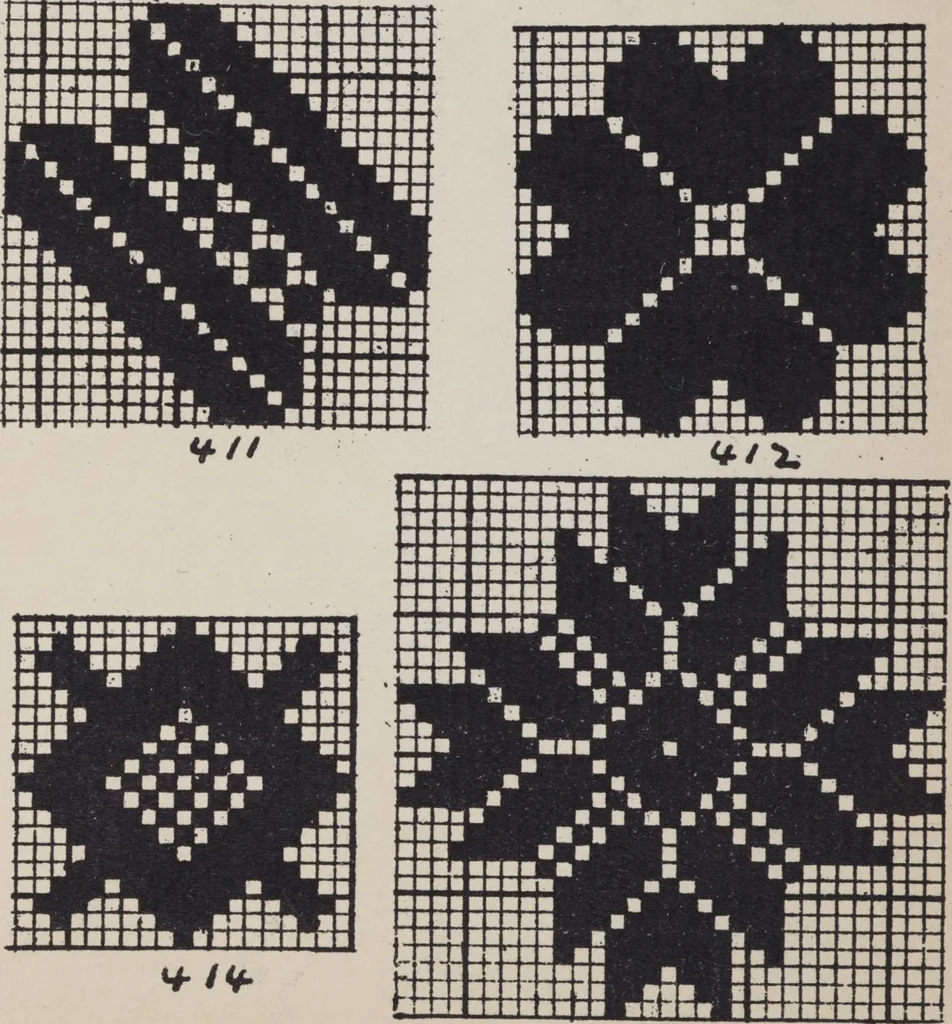 An illustration from First year weaving, 1890, leaf 72
