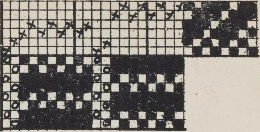An illustration from First year weaving, 1890, leaf 79
