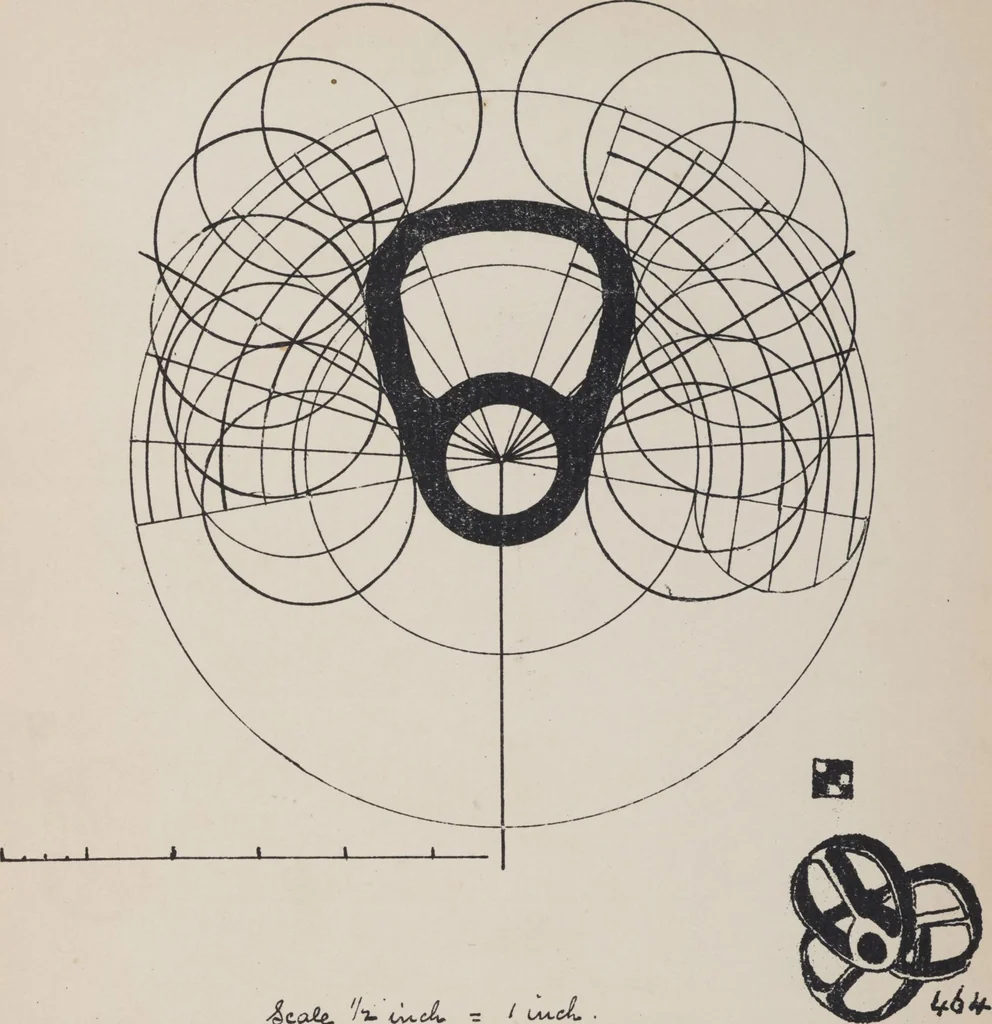 An illustration from First year weaving, 1890, leaf 96