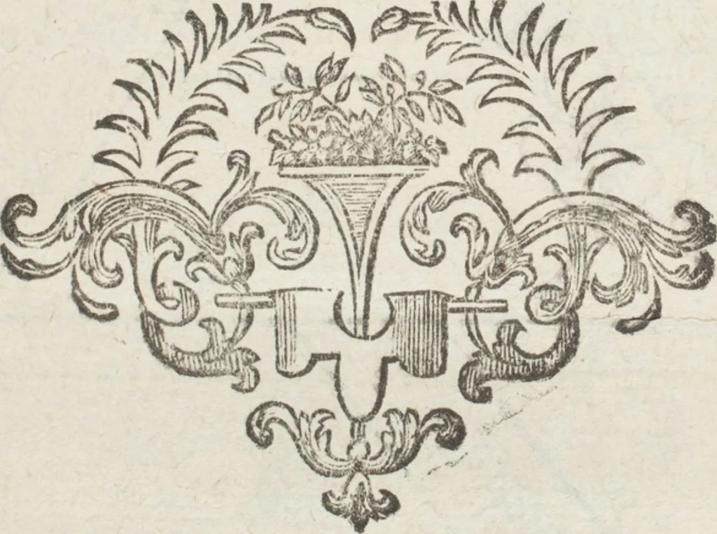 An illustration from Le dessinateur, pour les fabriques, d'étoffes, d'or, d'argent et de soie : avec la traduction de six tables raisonnées, tirées de l'Abecedario pittorico, imprimé à Naples en 1733, 1765, leaf 112