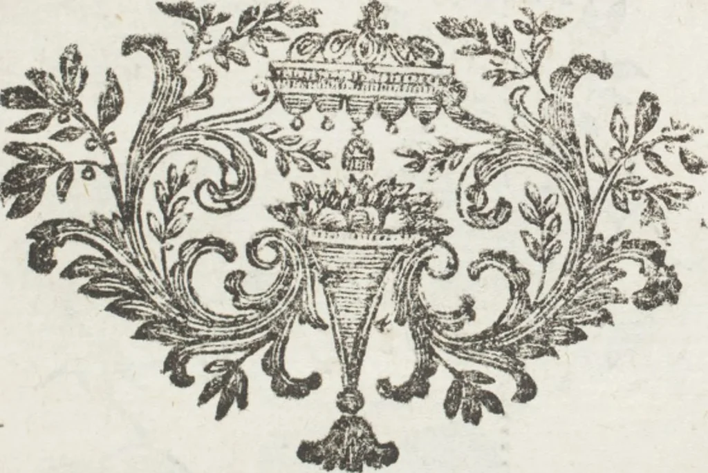 An illustration from Le dessinateur, pour les fabriques, d'étoffes, d'or, d'argent et de soie : avec la traduction de six tables raisonnées, tirées de l'Abecedario pittorico, imprimé à Naples en 1733, 1765, leaf 122