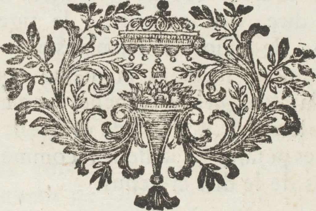 An illustration from Le dessinateur, pour les fabriques, d'étoffes, d'or, d'argent et de soie : avec la traduction de six tables raisonnées, tirées de l'Abecedario pittorico, imprimé à Naples en 1733, 1765, leaf 41