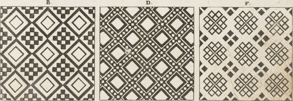 An illustration from Neu hervorkommendes Weber Kunst und Bild Buch, 1709, leaf 100