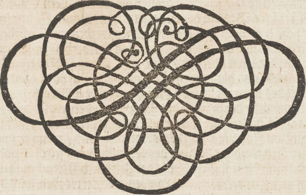 An illustration from Neu hervorkommendes Weber Kunst und Bild Buch, 1709, leaf 119