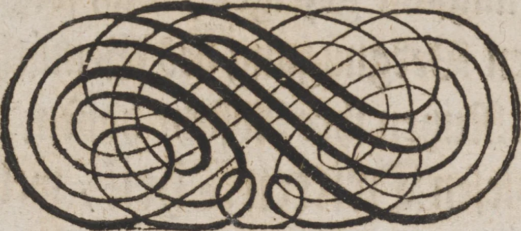 An illustration from Des Neu-erfundenen Weber Kunst- und Bild-Buchs, 1727, leaf 7