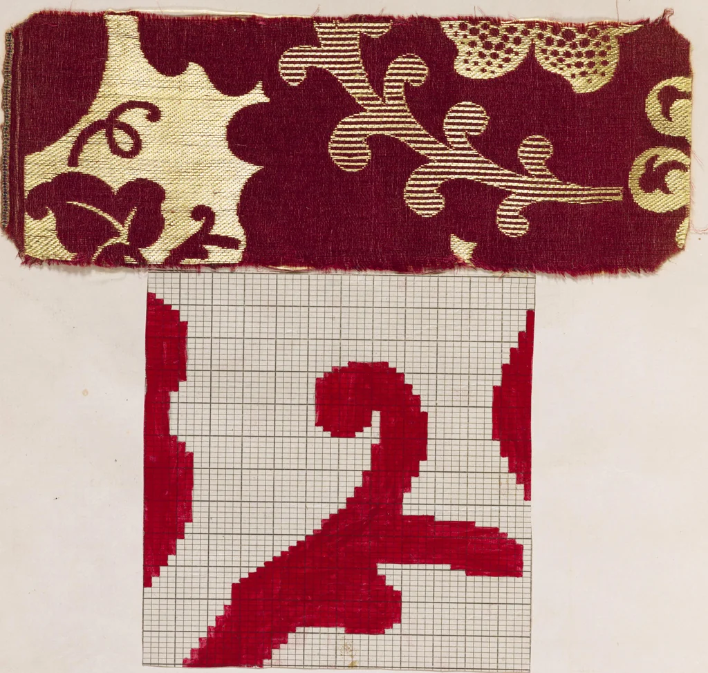 An illustration from [Weaving design book], 1890, leaf 29