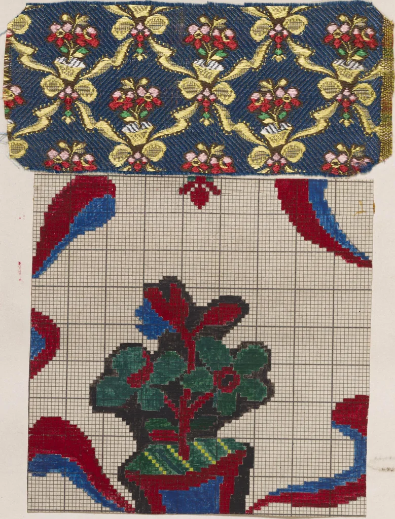 An illustration from [Weaving design book], 1890, leaf 41