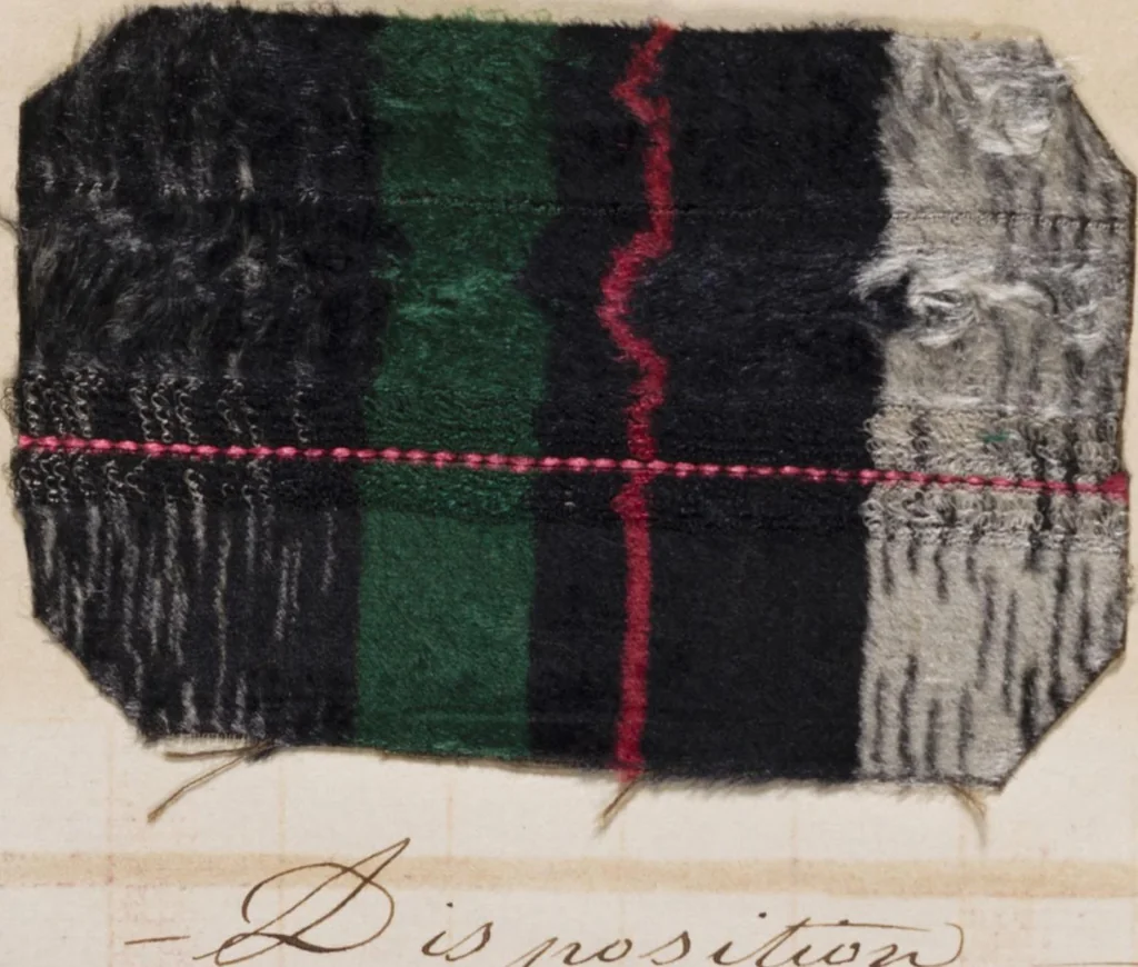An illustration from [Weaving design book], 1890, leaf 57