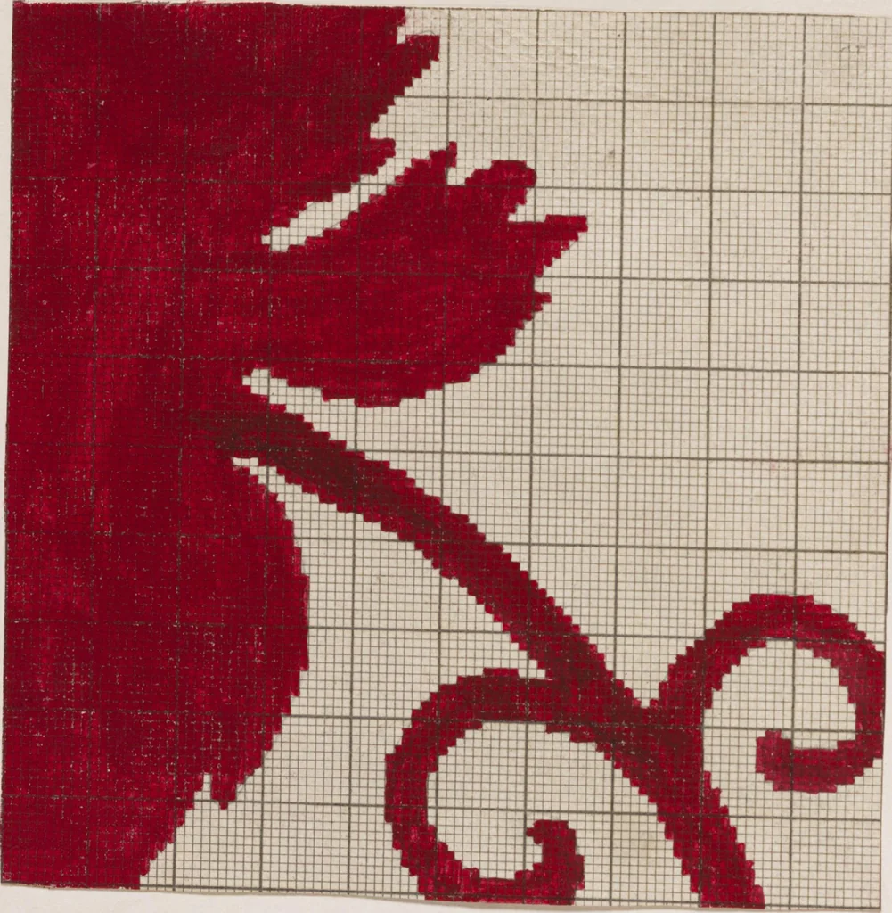 An illustration from [Weaving design book], 1890, leaf 59