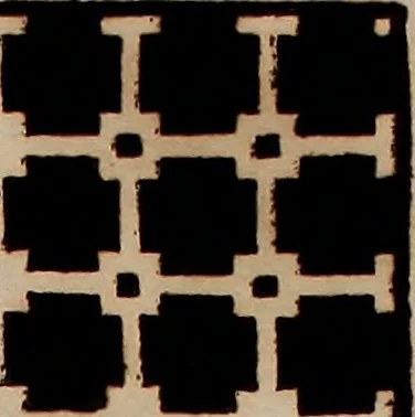 An illustration from Nützliches in lauter auserlesenen, wohl-approbirt- und meistentheils neu-inventirten Mustern bestehendes, Weber-Bild-Buch : als, zwey und siebenzig gesteinten Zeichnungen, von 15. bis auf 40. schäfftig und 32. Stück 16. und 20. schäfftigen Hin- und Wieder-Mödel, auch allerhand der nettesten Gattung von roth-gestreifften Arbeiten, sammt denen dazu gehörigen Zügen und Schnürungen : ingleichen allerhand nöthigen Bildern, auch Doppel-Kellisch, und einer Art von den Damast-Boden, 8. Flügel auf einen Bruch : dann eine Anweisung, wie sich diese Art Züg und Bilder zu halben Brüchen theilen, zerlegen, auch Doppel-Kellisch-Bilder so, wie man sie zum Gebrauch nöthig, selbst versetzen und verändern kan : wobey auch einer jeden Gattung insonderheit eine schrifftliche Anleitung voran gedruckt worden, 1740, leaf 116