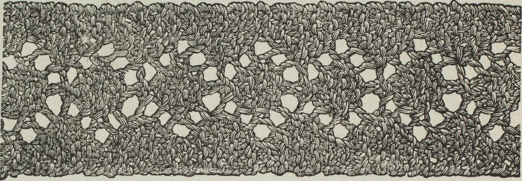 An illustration from How to use Florence knitting silk : no. 4, 1882, leaf 17