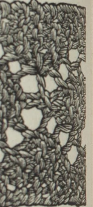 An illustration from How to use Florence knitting silk : no. 4, 1882, leaf 18
